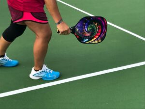 woman playing pickleball after using semaglutide
