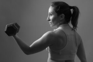 Woman boxing while using weight loss injections