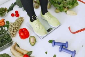 veggies and scale after woman takes testofensine weight loss injections