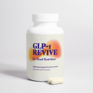 GLP-1 Revive can aid in your weight-loss journey by helping minimize symptoms and replenishing nutrients.